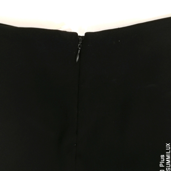 90s vintage black silver Disco embellished a-line stretch viscose skirt - Picture 3 of 9